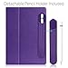 iPad Pro 9.7 Case, [Corner Protection] CaseCrown Bold Standby Pro (Purple) Case w/Apple Pencil Holder for iPad Pro 9.7 Inch 2016 - Sleep/Wake, Hand Grip, Multi-Angle Viewing Stand