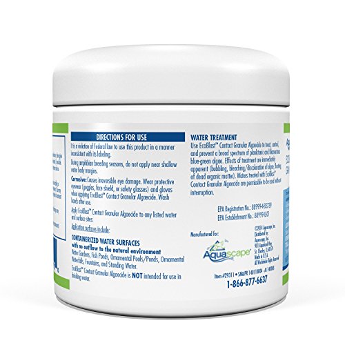 Aquascape EcoBlast Granular Algaecide for Pond, Waterfall, and Stream Features, 8.8-Ounce | 29311