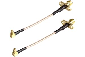 AKK MX06 2pcs 5G8 90 Degree MMCX to SMA Pigtail FPV Antenna Connector