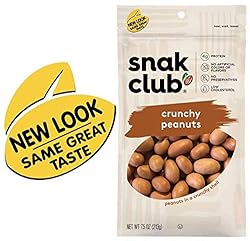 Snak Club Crunchy Peanuts, 7.5 Ounce