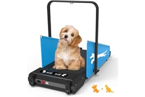 MOVECOM Dog Running Machine,Treadmill for Dogs Small Medium Dogs,Exercise Equipment for Dogs Indoors,Pet Doggie Treadmill,Up to 220lbs, Low Noise