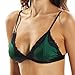 Sexy Lace Satin Bralette Triangle Bikini Top Wireless Unpadded Imitate Silk Bras for Women Buy 4 get 1 Free