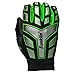 Franklin Sports Youth Football Receiver Gloves - Kids Football Gloves - Extra Grip Youth Football Gloves for Wide Receivers - Durable Kids Football Gloves - Assorted Colors May Vary - Green or Orange