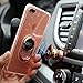 iPhone 8 Plus Clear Case, iPhone 7 Plus Case with Ring Holder Bumper Case Shock-Absorption and Anti-Scratch for Apple iPhone 8 Plus & 7 Plus 5.5''-rose gold