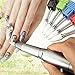 Ceramic Nail Drill Bit, River Lake Professional USA Electric Nail Drill Bits for Acrylic Nails, Safety Cuticle Clean Gel Remove, 3/32