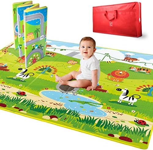 Hape Baby Play Mat - 5' x 5' Large 