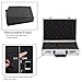 Aluminum Tool Box Silver Equipment Tool Case with Pre-Scored Foam Insert
