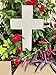 Solar Lighted Cross by Eternal Light | Illuminated Grave Marker Heartfelt Cemetery Decoration