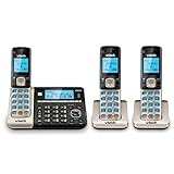 VTech DS6751-3 3-Handset DECT 6.0 Cordless Phone with Bluetooth Connect to Cell