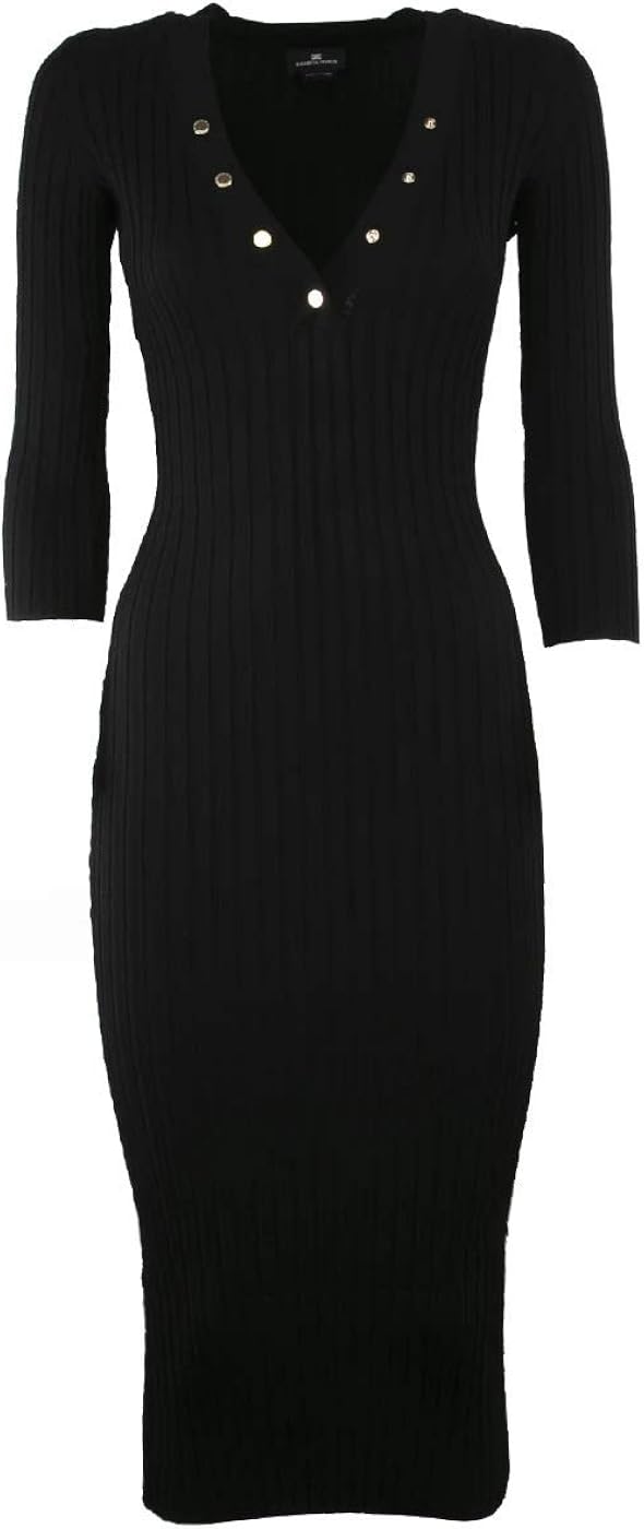 elisabetta franchi black dress