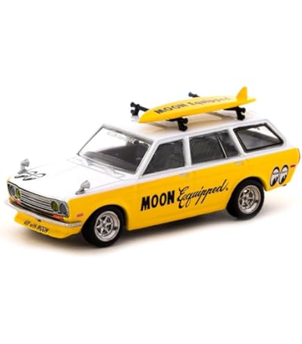 Amazon.com: Datsun Bluebird 510 Wagon #46 Red and White BRE