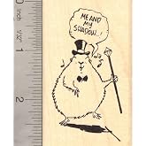 Groundhog Singing and Dancing Rubber Stamp, Groundhog Day