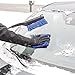 Snow Removal Brush: BlizeTec Telescopic Tool with Ice Scraper Plus a Microfiber Cleaning Towel; Sedan, SUV and Van Friendly