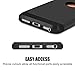iPhone 5S Case, iPhone SE Case, iPhone 5 Case, LOEV Hybrid Heavy Duty Protection Case, Tough Rugged PC Armor & Shockproof Rubber Bumper Cover with Air Cushion for Apple iPhone SE/5S/5 - Black