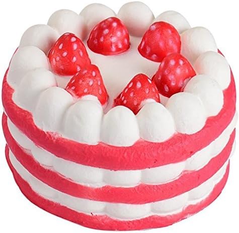 Cake Squishy Slow Rising - Jumbo Squishies Slice Cake Cream Scented Slow Rising Stress Toy Cute Straps Charms Color Random