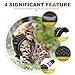 SCIROKKO Cat Harness and Leash Set - Escape Proof Adjustable Puppy Harness for Outdoor with Reflective Strap, Soft Mesh with Metal Clip Cat Walking Jacket for Kitten Rabbit
