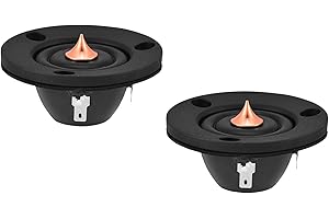 RASTKY Tweeter Speaker 2Pcs 2" 4Ohm 30W Silk Film Dome Loudspeakers Car System