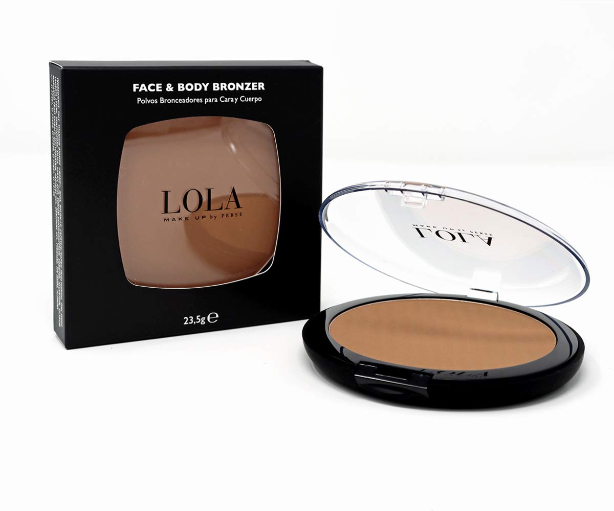 Lola Make-Up Face & Body Bronzer, Golden With Spf 15, Tyrosine Tan Enhancement, High Coverage, Mineral Oil Free, Vegan (006-Golden Toffee)