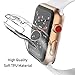 Julk Series 2 42mm Case for Apple Watch Screen Protector, iWatch Overall Protective Case TPU HD Clear Ultra-Thin Cover for Apple Watch Series 2 (42mm)