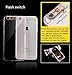Soft Silicone Transparent Clear Bumper Case Shiny Flash Light Glitter Case Cover for Apple iPhone 6/6S Clear