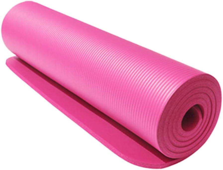 PowerLife 10mm Thick Yoga Mat Exercise Mats Non Slip Fitness Matte for Women and Men Home Workout