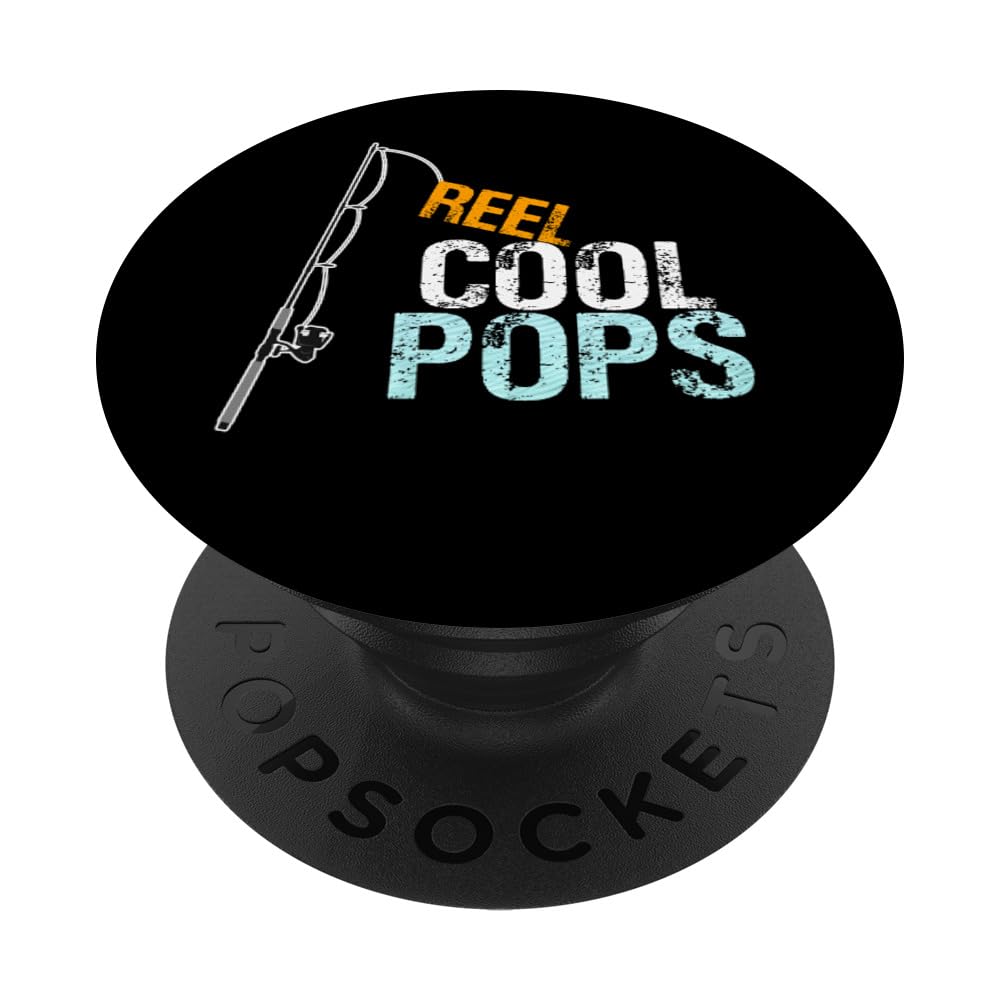 Reel Cool Pops Fishing Grandfather Grandpa PopSockets Adhesive PopGrip