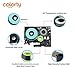 COLORTY Compatible 18mm 0.7 Laminated Tape Yellow Replacement for Ptouch TZe Black on Yellow Compatible with Brother P-Touch Label Maker Refills PTD400 PTD600 PTD400AD PTP710BT, 3/4 Inch x 26.2 feet