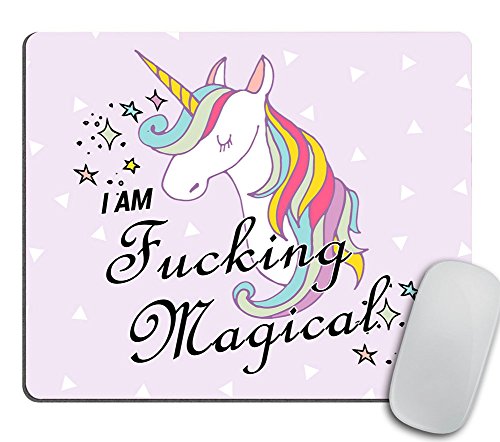 Funny Mousepad, Funny Mouse pad, Unicorn Mousepad, Unicorn Mouse pad, Unicorn Gift, Gift for Coworker, Gift for Boss, Going Away Gift