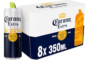 Cerveja Corona Extra Lata 350ml - Pack com 8 unidades