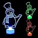 2018 Colorful Small Christmas Tree Snowman Santa Claus Fireworks Night Lights Christmas Decorations and Gifts