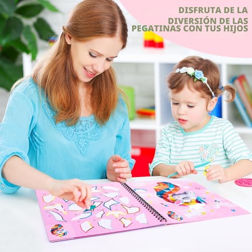TCJJ 3 Book Stickers For Children From 3 To 8 Years, 30 Images For Girls, Improve Intelligence, For Little Ones