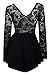 eVogues Plus Size Lace Overlay Romper Dress