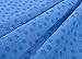 My Sky Yoga Towel, Yoga Mat Towel Non Slip 72”x24” Absorbent Microfiber Hand Towel for Vinyasa Hot Yoga Bikram(Blue)