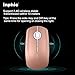 Wireless Mouse, Inphic Slim Silent Click Rechargeable 2.4G Wireless Mice 1600DPI Mini Optical Portable Travel Cordless Mouse with USB Receiver for PC Laptop Computer Mac MacBook