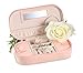 Vlando Small Tassels Travel Accessories Jewelry Box/Bag, Gift Box Packing (Pink)