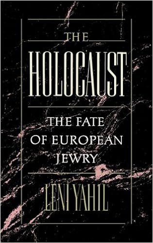 Amazon Com The Holocaust The Fate Of European Jewry 1932 1945 Studies In Jewish History 9780195045222 Yahil Leni Friedman Ina Galai Haya Books