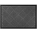 Mibao Low Profile Shoe Scraper Doormat Indoor Outdoor Floor Mat Entrance Rug for Front Door 24" x 36", Gray primary