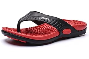 DSLED Massage Flip Flops for Men & Women, Acupressure Sandals Massage Slippers, Relief Plantar Fasciitis Heel Arch Arthritis Pain
