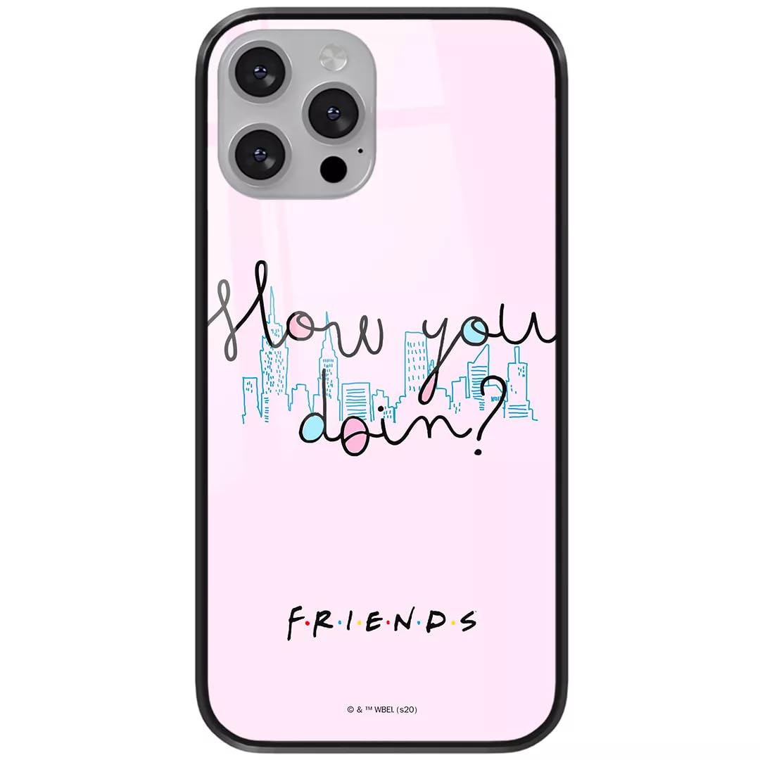 Ert Group Official Friends 008 Premium Tempered Glass Phone Case Cover for Apple Iphone 13 PRO MAX