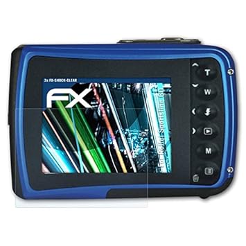 atFoliX Schutzfolie kompatibel mit Rollei Sportsline 60 Panzerfolie, ultraklare und stoßdämpfende FX Folie (3X)