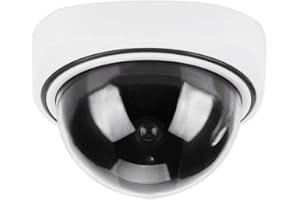 Sonew Outdoor Indoor Fake Camera, Home Security Dome Simulated Camera Video Dummy Surveillance Camera, for Homes & Business