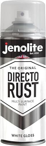 Jenolite Directorust Gloss Spray Paint White 400ml Direct To Rust view 9