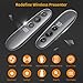 Presentation Remote, Doosl Digital Highlighting Wireless Presenter Clicker Magnify Pointer Digital Laser Pointer Mouse with LCD Timer，Clicker for Laptop presentations