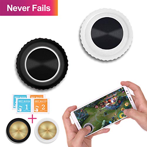 Mobile Game Joystick Button - GTOTd Mobile Game Controller,Touch Screen Joypad Game Controller for Mobile Tablet Smart Phone Joystick [2 Pair] - Thumbnail 7