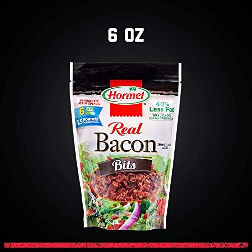 Hormel Real Bacon Bits, 6 Ounce Pouch (Pack of 6) (Brand Edition)