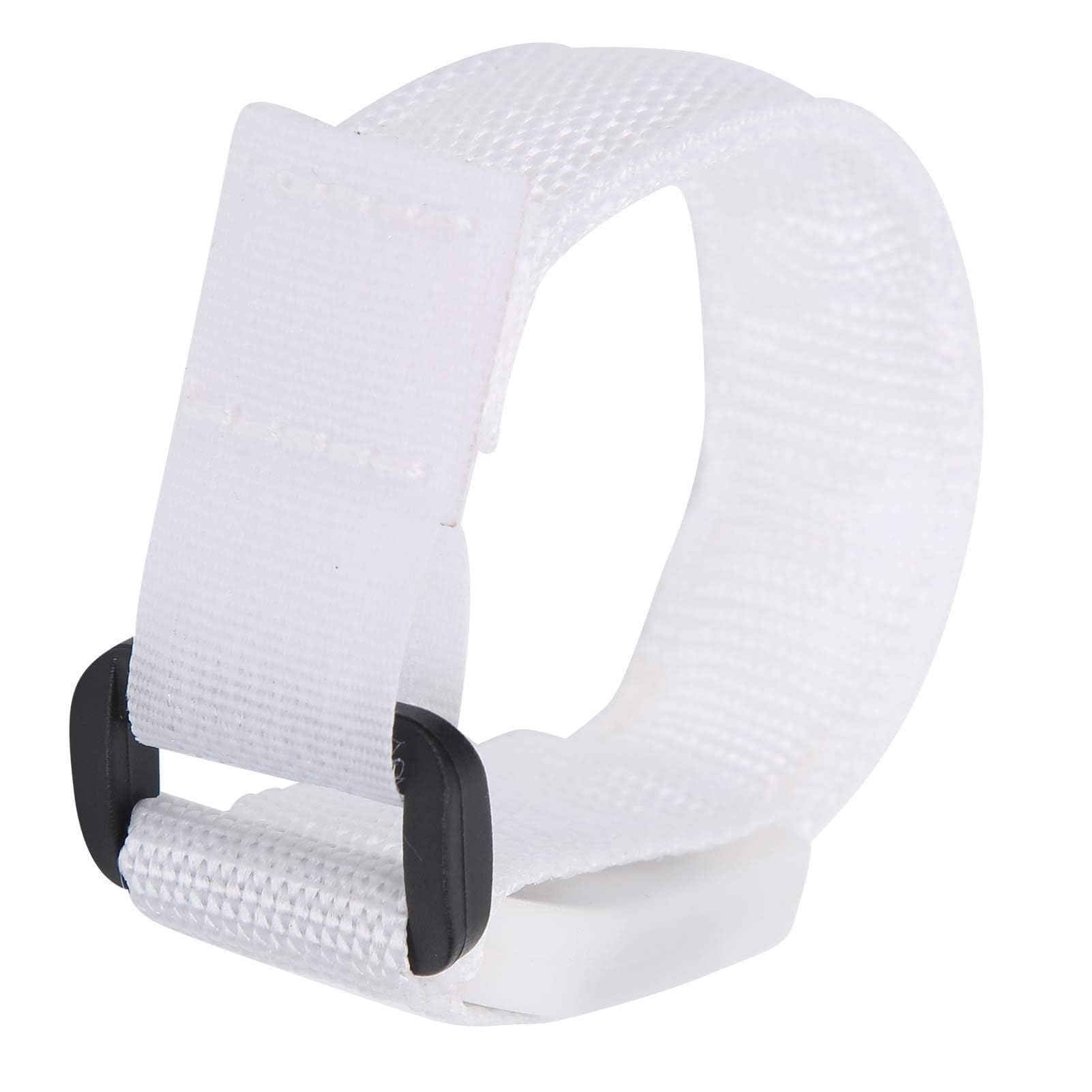 HERCHR LED Bracelet, 2cm/0.8in Width 24cm/9.4in Length Night Running Light Armband LED Luminous Adjustable Wristband Cycling Bracelet Reflective Strap Safety Belt for Night Running (White)