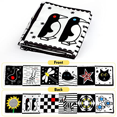 Abellzos Black and White High Contrast Baby Toys, Newborn Toys for 03