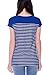 Smallshow Women's Maternity Nursing Tops Breastfeeding T-Shirt Large Blue