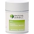 MATCHA DIRECT #011 Organic Ceremonial Matcha, Ground-to-Order Authentic Japanese First Harvest Matcha - Directly from the Tea Factory in Uji, Kyoto 60g (2.1oz)
