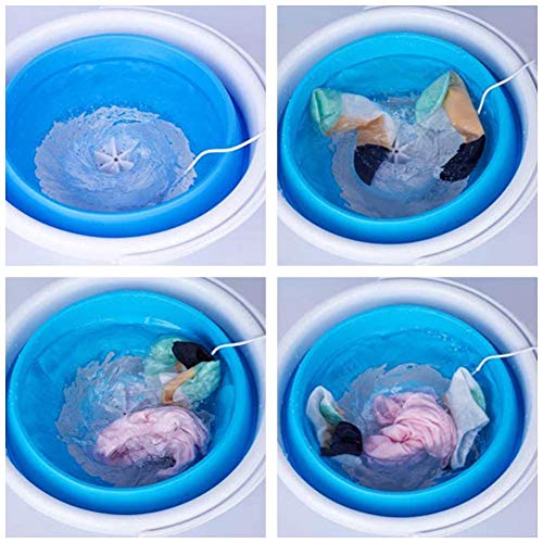 settlede Ultrasonic Turbine Washing Machine, Portable Mini Turbo